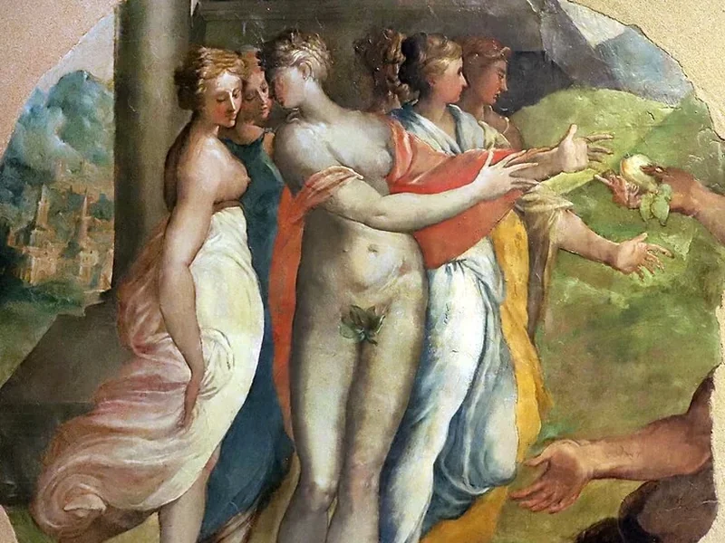 1544-Jacopo Zanguidi - Giudizio di paride, 1568